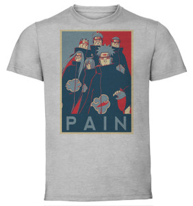 T-Shirt Unisex - Grey - Propaganda - Naruto - Pain