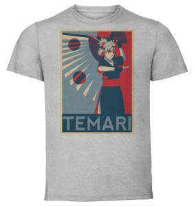 T-Shirt Unisex - Grey - Propaganda - Naruto - Temari