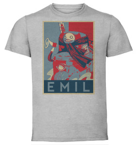 T-Shirt Unisex - Grey - Propaganda - Nier Automata - Emil