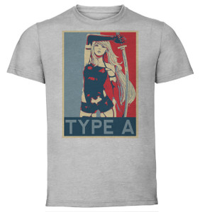 T-Shirt Unisex - Grey - Propaganda - Nier Automata - Type A