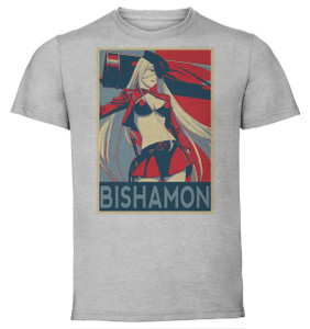T-Shirt Unisex - Grey - Propaganda - Noragami - Bishamon