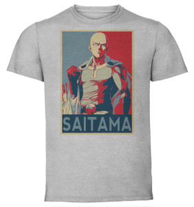 T-Shirt Unisex - Grey - Propaganda - One Punch Man - Saitama Variant