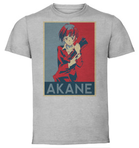 T-Shirt Unisex - Grey - Propaganda - Psycho Pass - Akane T-Shirt Unisex - Grey - Propaganda - Psycho Pass - Akane