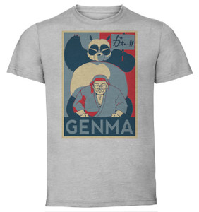 T-Shirt Unisex - Grey - Propaganda - Ranma - Genma T-Shirt Unisex - Grey - Propaganda - Ranma - Genma