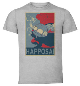 T-Shirt Unisex - Grey - Propaganda - Ranma - Happosai T-Shirt Unisex - Grey - Propaganda - Ranma - Happosai