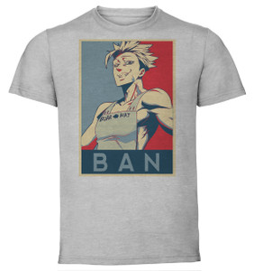 T-Shirt Unisex - Grey - Propaganda - The Seven Deadly Sins - Ban Variant T-Shirt Unisex - Grey - Propaganda - The Seven Deadly Sins - Ban Variant