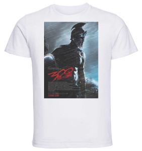 T-shirt Unisex - White - 300 Rise Of An Empire J