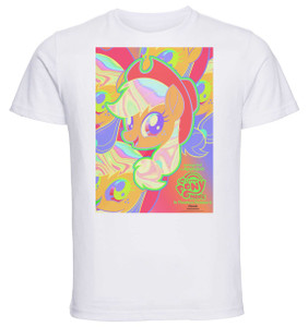 T-shirt Unisex - White - Applejack - Movie - My Little Pony