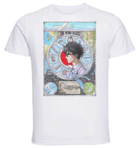 T-shirt Unisex - White - Art Nouveau - Ghibli The Wind Rises