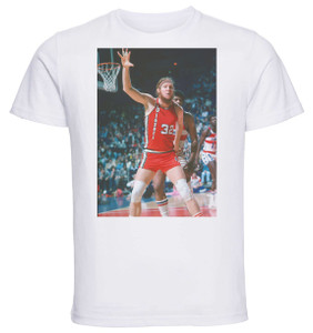 T-shirt Unisex - White - Basket - Bill Walton T-shirt Unisex - White - Basket - Bill Walton