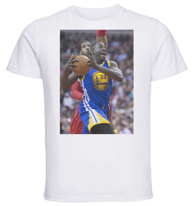 T-shirt Unisex - White - Basket - Green Draymond