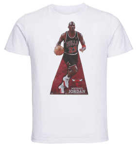 T-shirt Unisex - White - Basket - Michael Jordan Variant 7