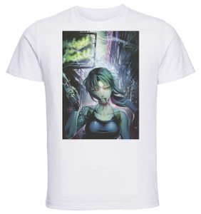 T-shirt Unisex - White - Black Lagoon C