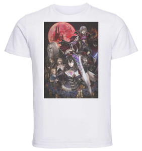 T-shirt Unisex - White - Bloodstained - Ritual Of The Night B T-shirt Unisex - White - Bloodstained - Ritual Of The Night B