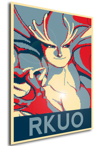 Poster - Propaganda - Pixel Art - Darkstalkers - Rikuo B