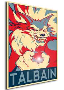 Poster - Propaganda - Pixel Art - Darkstalkers - Talbain B