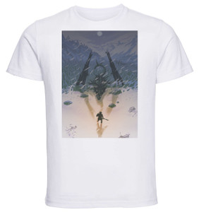 T-shirt Unisex - White - Dovakhin Skyrim C T-shirt Unisex - White - Dovakhin Skyrim C