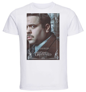 T-shirt Unisex - White - Fantastic Beasts 2 Jacob Kowalski Playbill