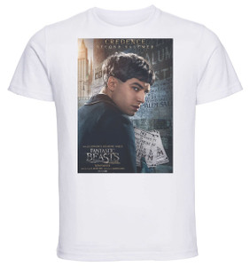 T-shirt Unisex - White - Fantastic Beasts Credence Playbill T-shirt Unisex - White - Fantastic Beasts Credence Playbill