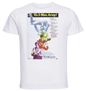 T-shirt Unisex - White - Five Man Army
