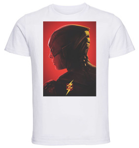 T-shirt Unisex - White - Flash Justice League