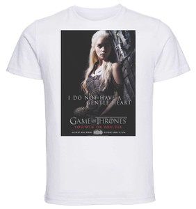 T-shirt Unisex - White - Game Of Thrones Daenerys F