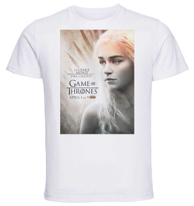 T-shirt Unisex - White - Game Of Thrones Daenerys G