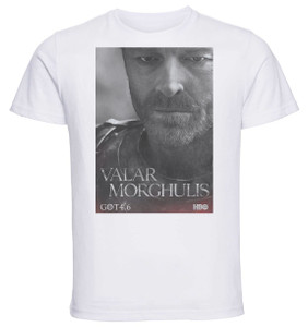 T-shirt Unisex - White - Game Of Thrones Jorah Mormont A