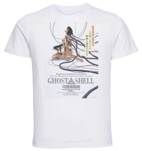 T-shirt Unisex - White - Ghost In The Shell