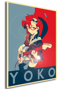Poster Propaganda - Gurren Lagann - Yoko variant 7 Poster Propaganda - Gurren Lagann - Yoko variant 7