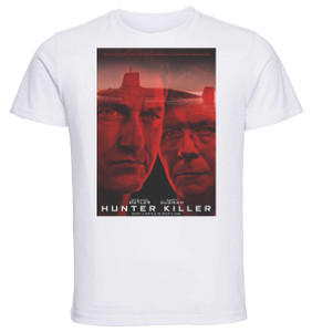 T-shirt Unisex - White - Hunter Killer Playbill
