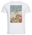 T-shirt Unisex - White - Ukiyo-e - Hokusai - Cuckoo And Azaleas