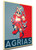 Poster Propaganda - Pixel Art - Final Fantasy Tactics - Agrias - LL0861 Poster Propaganda - Pixel Art - Final Fantasy Tactics - Agrias - LL0861