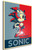 Poster - Propaganda - Pixel Art - Sonic