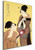 Poster - Ukiyo-e - Utamaro - Women playing with the mirror - 01
