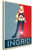 Poster - Propaganda - Pixel Art - Street Fighter Alpha - Ingrid