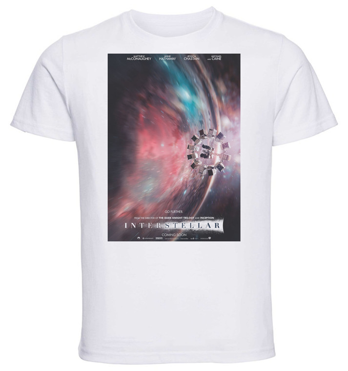 T-shirt Unisex - White - Interstellar Playbill Var