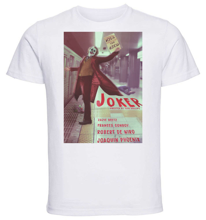 T-shirt Unisex - White - Joker Playbill B