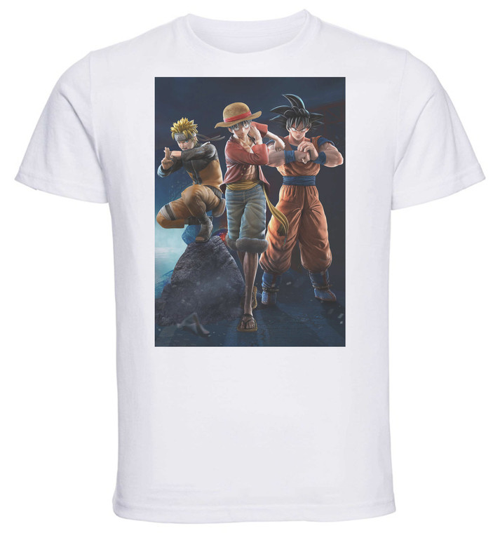 T-shirt Unisex - White - Jump Force Characters