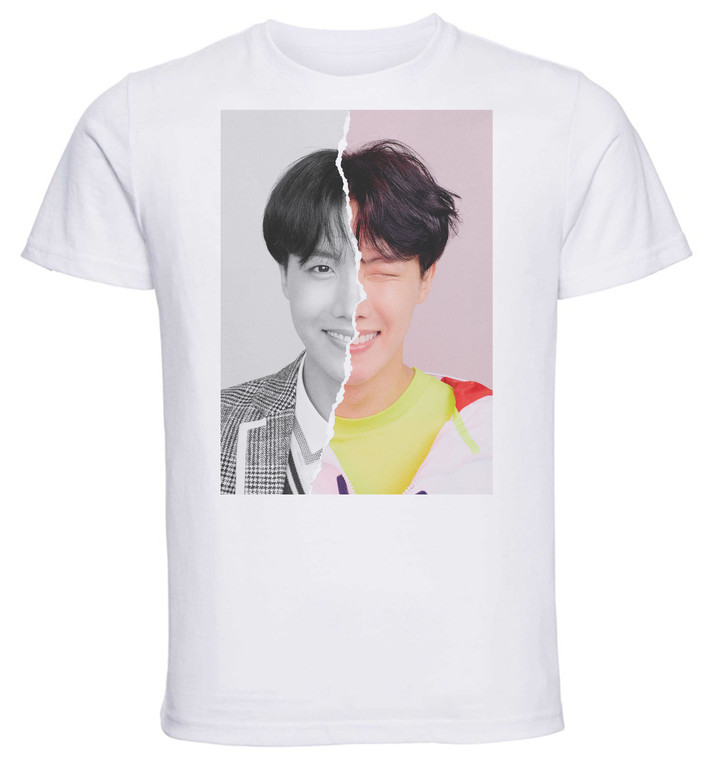 T-shirt Unisex - White - Kpop - Bts - Love Your Self J-hope