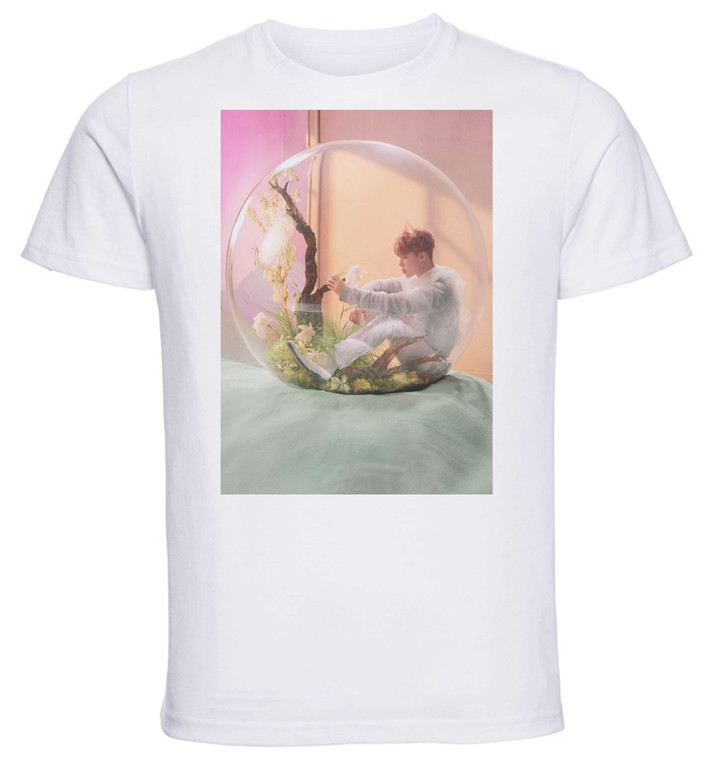 T-shirt Unisex - White - Kpop - Bts - Sphere - Jimin