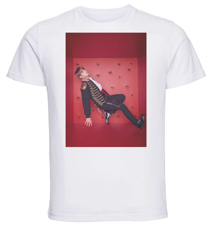 T-shirt Unisex - White - Kpop - Bts - Wall - Jungkook