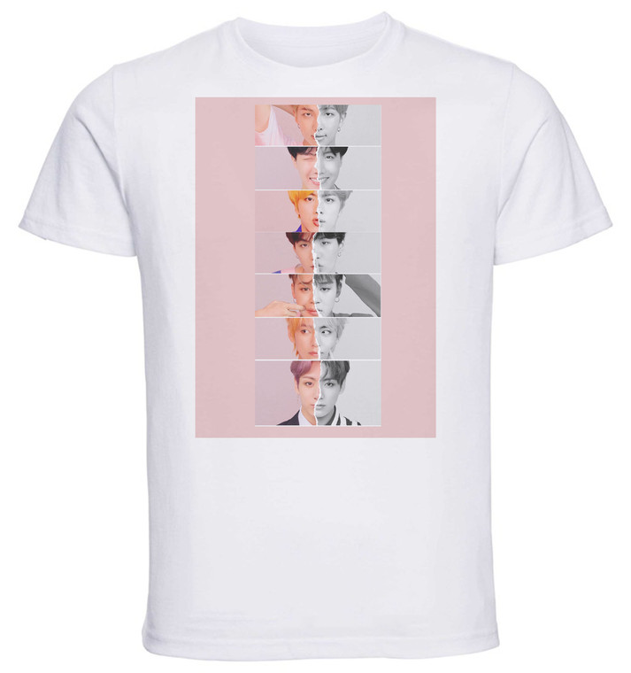 T-shirt Unisex - White - Kpop - Bts H