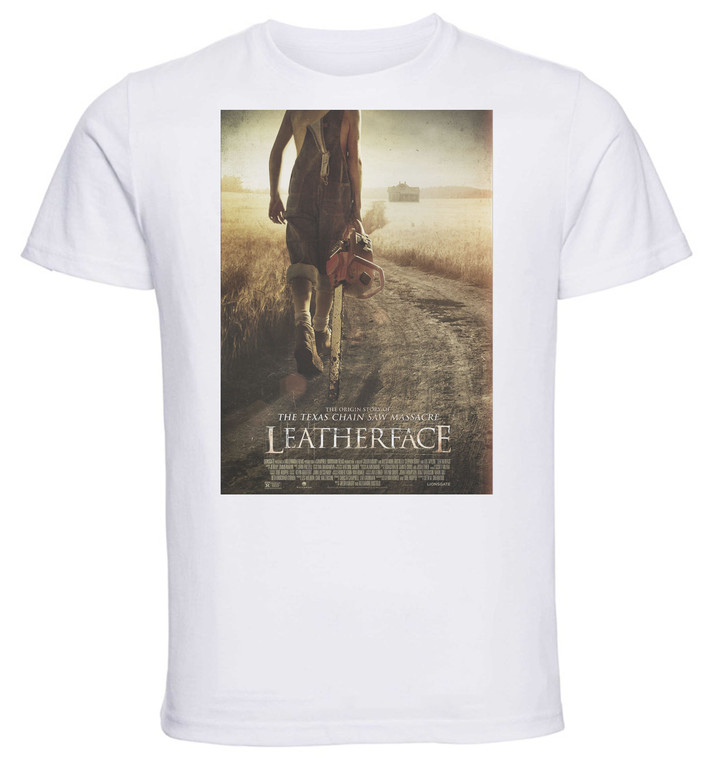 T-shirt Unisex - White - Leatherface Playbill