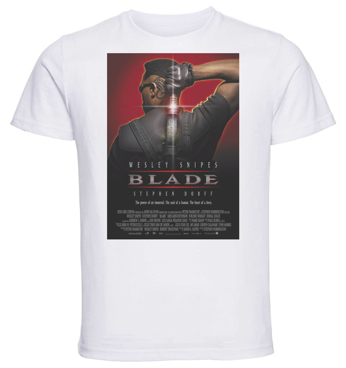 T-shirt Unisex - White - Playbill Film - Blade