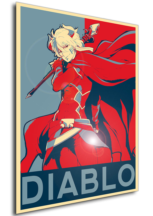 Poster - Propaganda - How Not to Summon a Demon Lord - Isekaimaou - Diablo