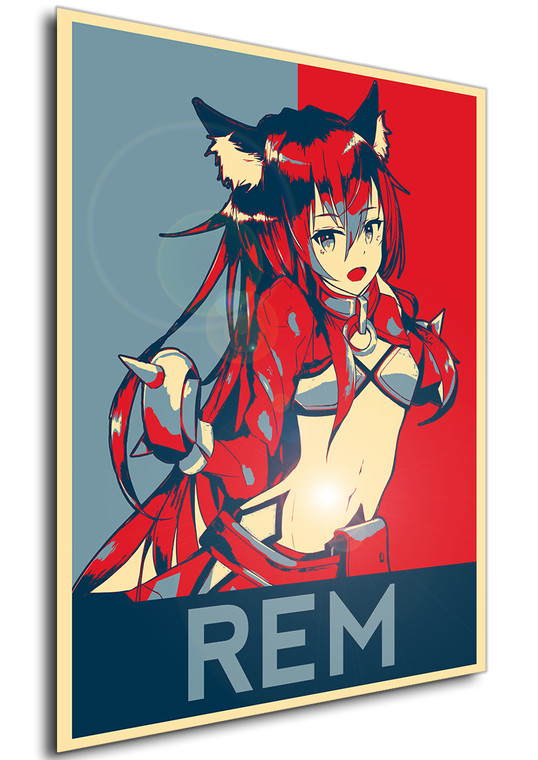 Poster - Propaganda - How Not to Summon a Demon Lord - Isekaimaou - Rem Galeu