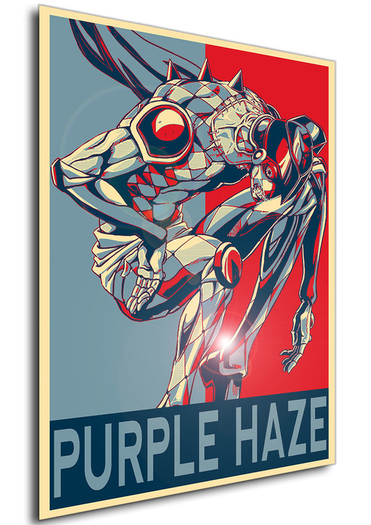 Poster - Propaganda - Jojo's Bizarre Adventure - Vento Aureo - Purple Haze