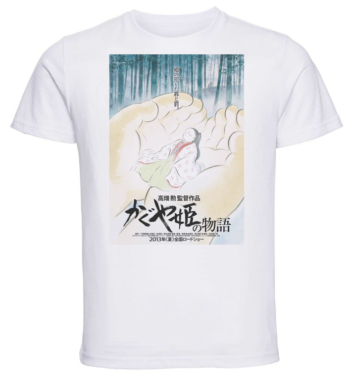 T-shirt Unisex - White - Playbill Film - The Tale Of Princess Kaguya