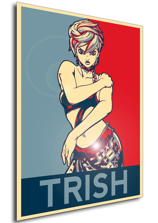 Poster - Propaganda - Jojo's Bizarre Adventure - Vento Aureo - Trish Una